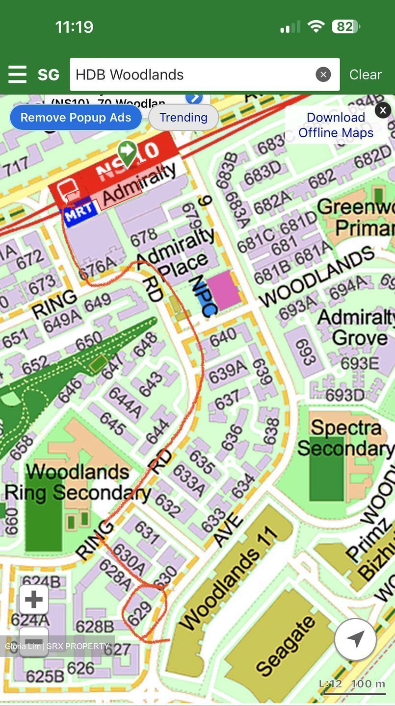 Blk 629 Woodlands Ring Road (Woodlands), HDB 4 Rooms #507993481